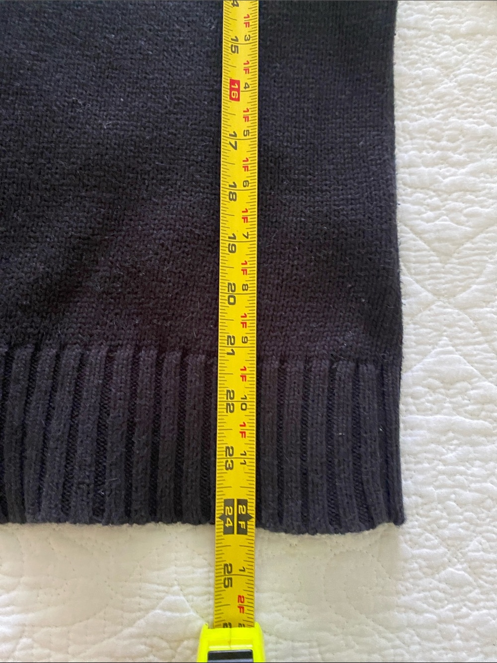 Vintage Ralph Lauren Sport Black Ribbed Turtleneck Sweater with Light Blue Pony - Picture 5 of 7